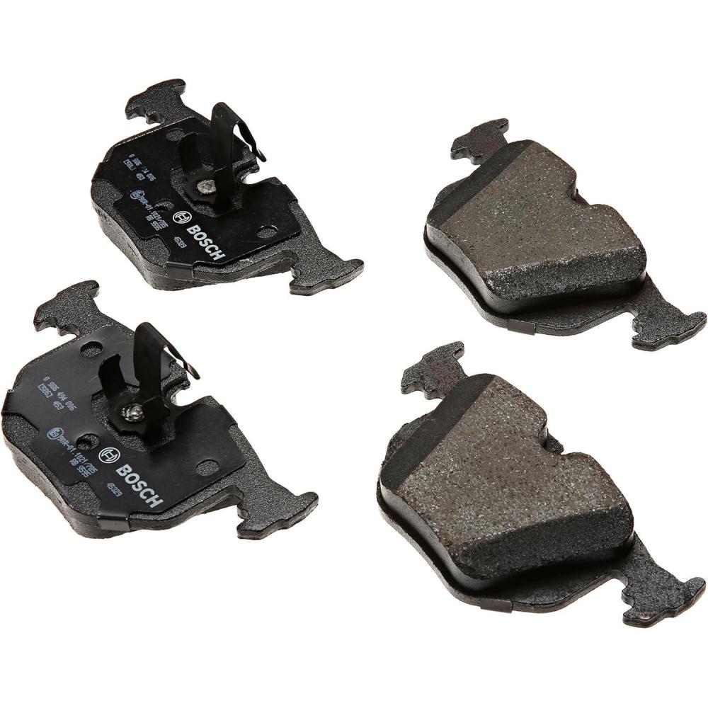 imageBOSCH 0986494006 EuroLine Disc Brake Pad Set  Compatible With Select BMW 330Ci 330i 330xi 525i 525xi 740i 740iL 750iL M3 M5 X3 X5 Z4 Z8 Land Rover Range Rover REAR