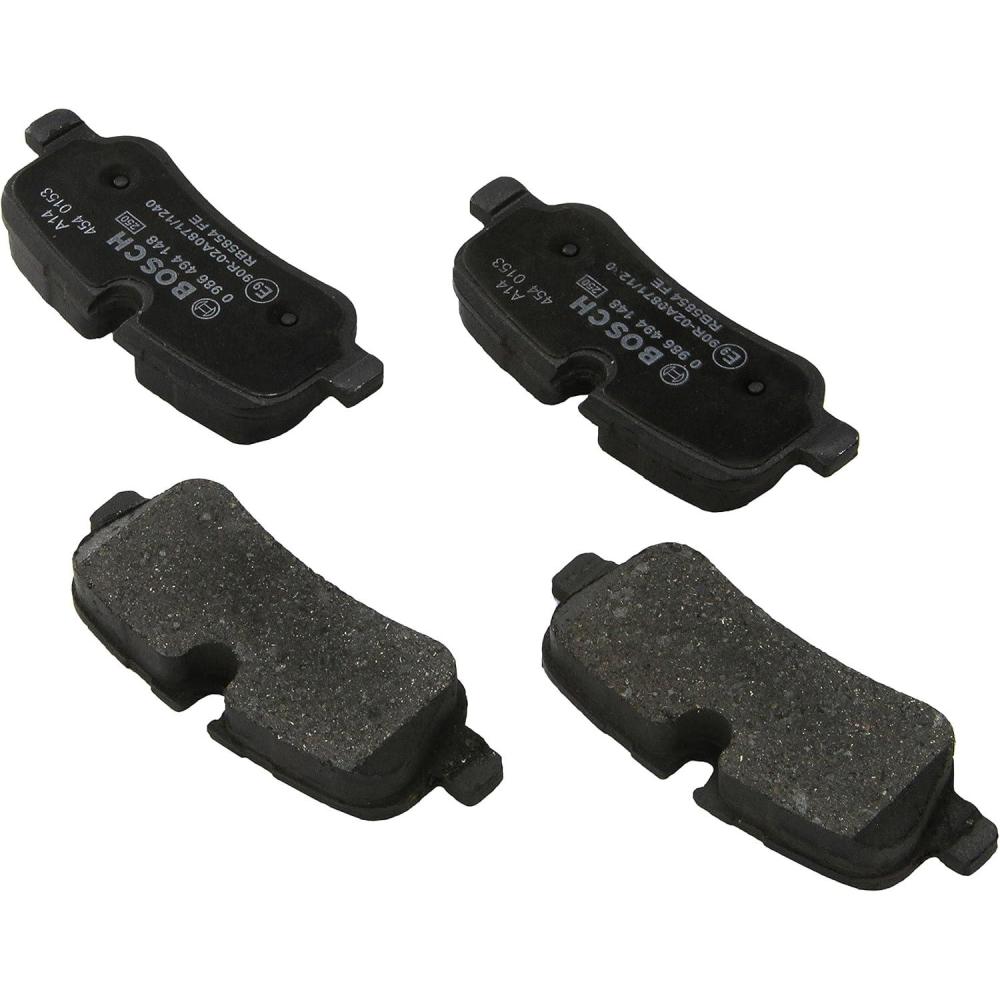 imageBOSCH 0986494148 EuroLine Disc Brake Pad Set  Compatible With Select Land Rover LR3 LR4 Range Rover Range Rover Sport REAR