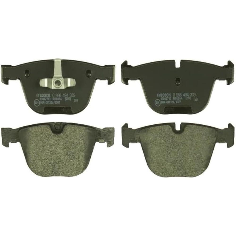 imageBOSCH 0986494339 EuroLine Disc Brake Pad Set  Compatible With Select BMW 535i GT 550i GT 740i 740Ld 740Li 750i 750Li 760Li Alpina B7  B7 xDrive Alpina B7L  B7L xDrive REAR