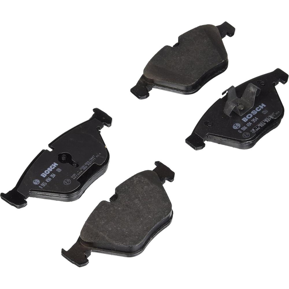 imageBOSCH 0986494354 EuroLine Disc Brake Pad Set  Compatible With Select BMW 320i 323i 328i 328i xDrive 328xi X1 FRONT