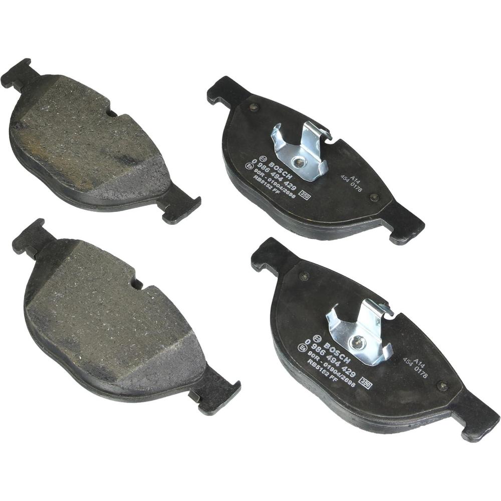 imageBOSCH 0986494429 EuroLine Disc Brake Pad Set  Compatible With Select Bentley Arnage BMW 528i 535i 535i GT 550i 550i GT 650i 740i 740Ld 740Li 750i 750Li RollsRoyce  More FRONT