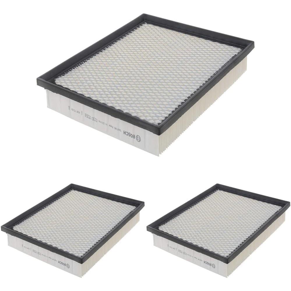 imageBOSCH 5601WS Workshop Engine Air Filter  Compatible with Select Ford Edge Fusion GT Lincoln Continental MKX MKZ Nautilus5601WS Pack of 3
