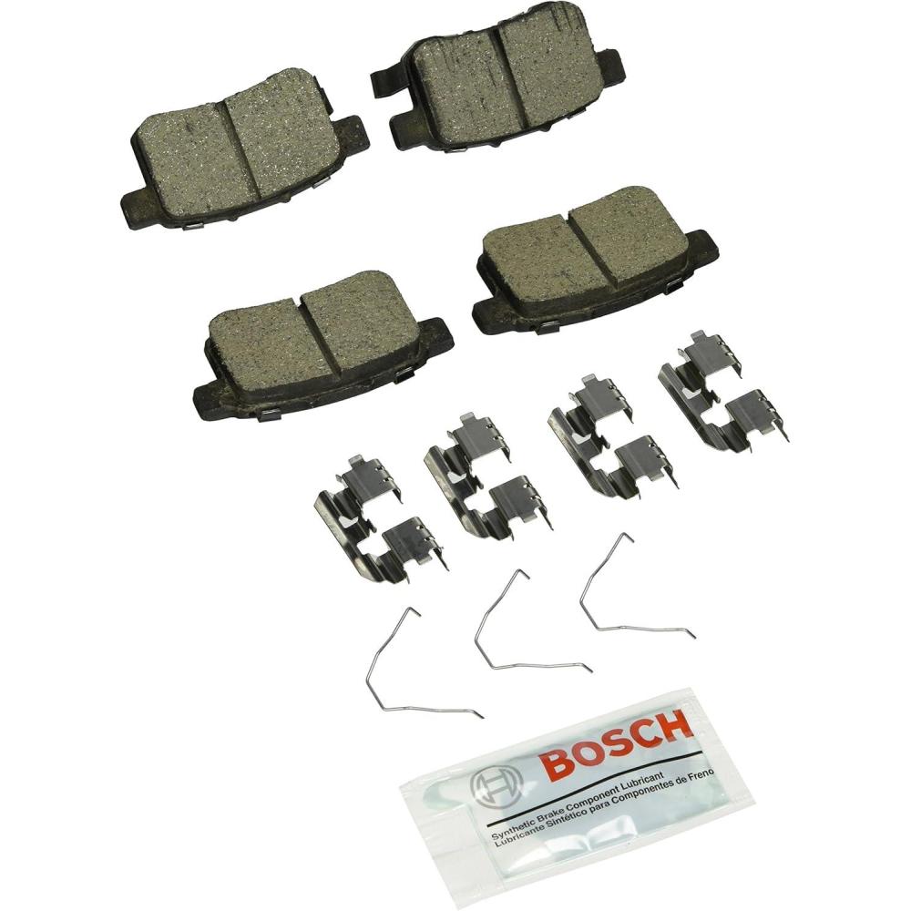 imageBOSCH BC1451 QuietCast Premium Ceramic Disc Brake Pad Set  Compatible with Select Acura TSX Honda Accord REAR