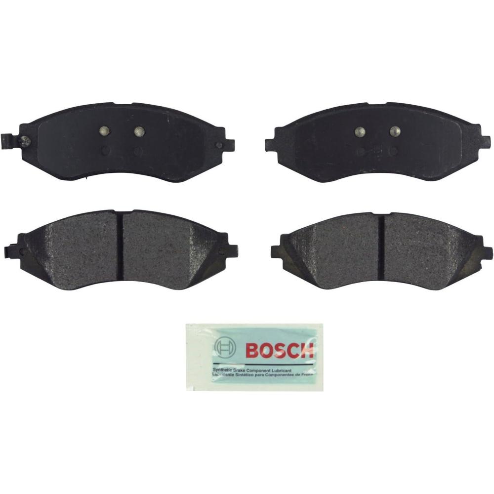 imageBOSCH BE1035 Blue Ceramic Disc Brake Pad Set  Compatible With Select Chevrolet Aveo Aveo5 Optra Spark Spark EV Pontiac G3 Wave Wave5 Suzuki Forenza Reno FRONT