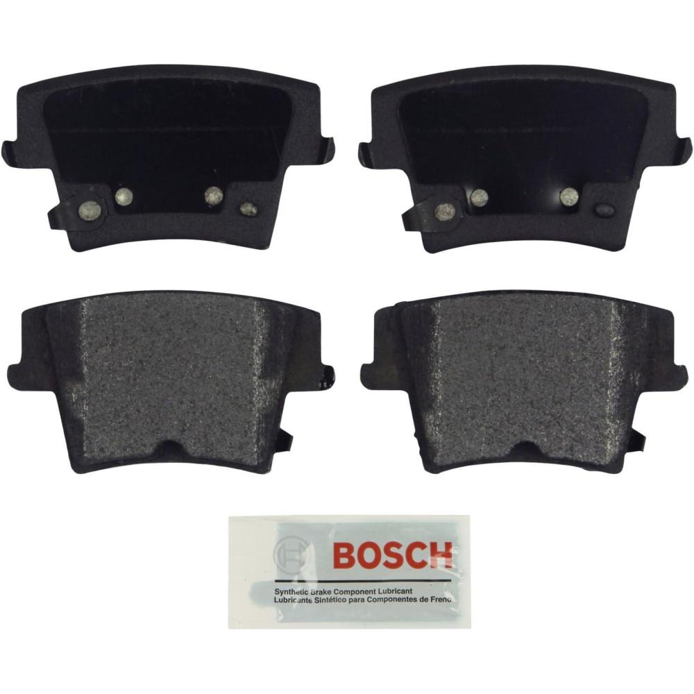 imageBOSCH BE1057A Blue SemiMetallic Disc Brake Pad Set  Compatible With Select Chrysler 300 Dodge Challenger Charger Magnum REAR