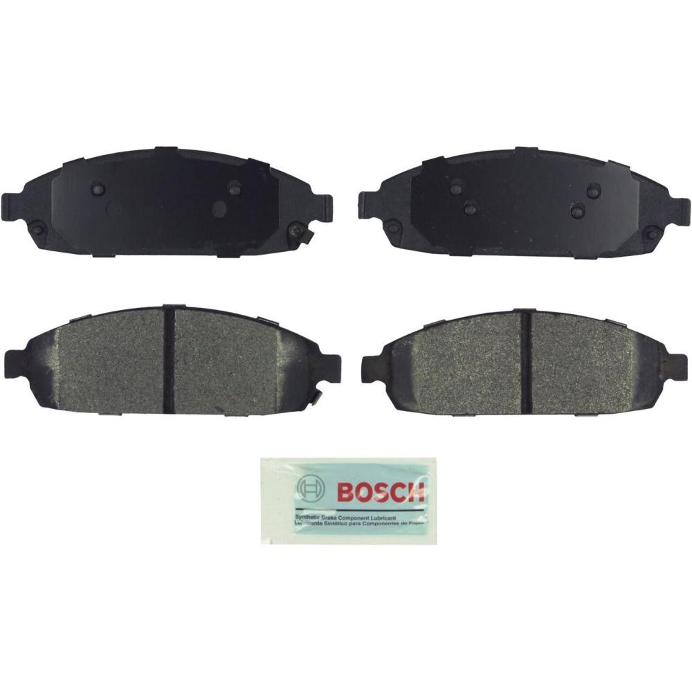 imageBOSCH BE1080 Blue SemiMetallic Disc Brake Pad Set  Compatible With Select Jeep Commander Grand Cherokee FRONT