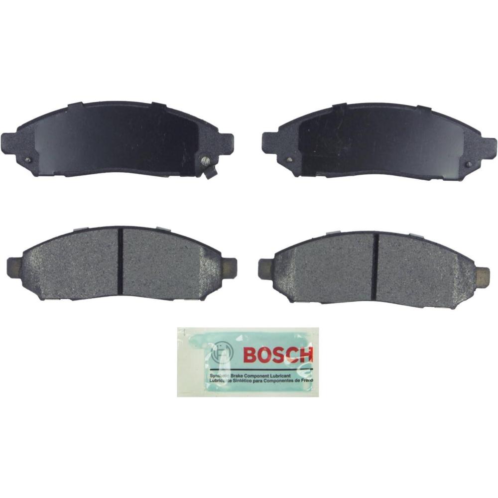 imageBOSCH BE1094 Blue Ceramic Disc Brake Pad Set  Compatible With Select Nissan Frontier Pathfinder Xterra Suzuki Equator FRONT