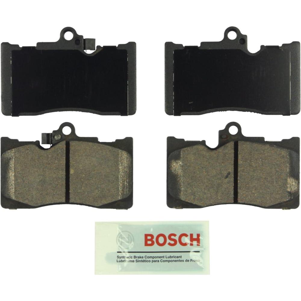 imageBOSCH BE1118 Blue SemiMetallic Disc Brake Pad Set  Compatible With Select Lexus GS Turbo GS200t GS350 GS430 GS450h GS460 IS Turbo IS200t IS350 RC Turbo RC200t RC300 RC350 FRONT