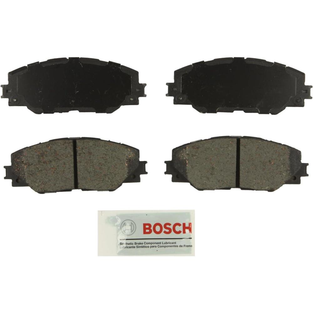 imageBOSCH BE1211 Blue Ceramic Disc Brake Pad Set  Compatible With Select Pontiac Vibe Scion iM tC Toyota Corolla iM Matrix Mirai RAV4 FRONT