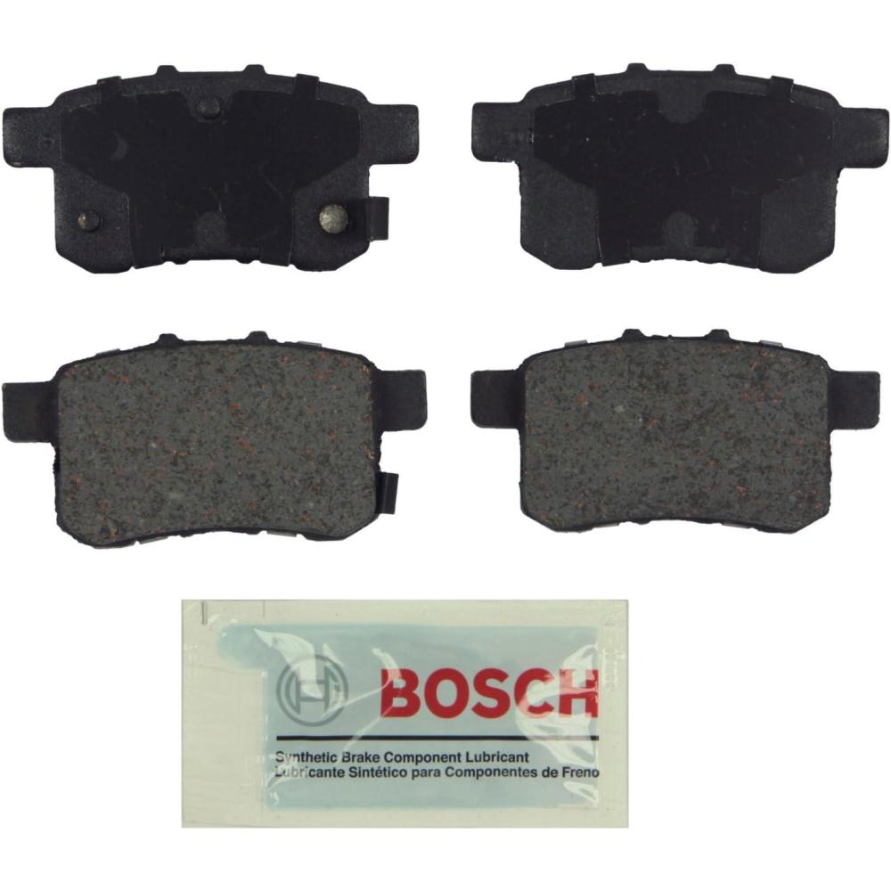 imageBOSCH BE1336 Blue Ceramic Disc Brake Pad Set  Compatible with Select Dodge Journey Honda Accord REAR