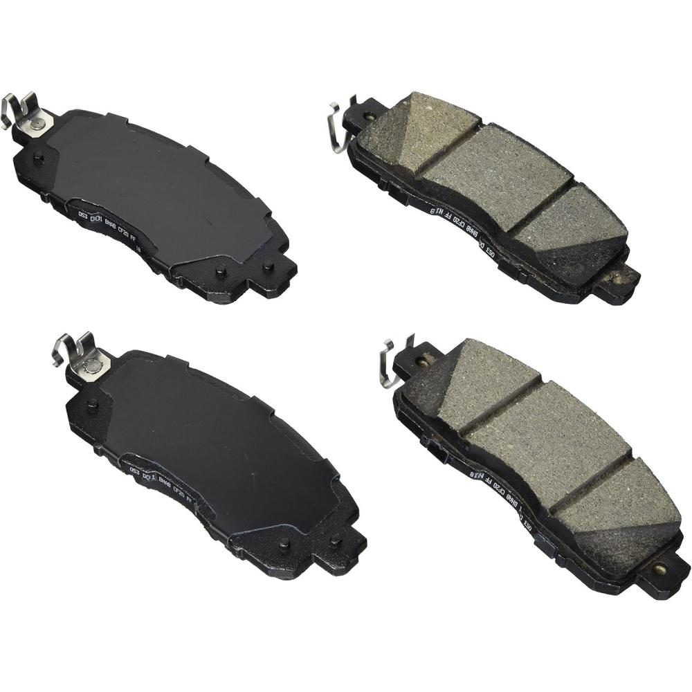 imageBOSCH BE1650 Blue Ceramic Disc Brake Pad Set  Compatible With Select Nissan Altima Leaf FRONT