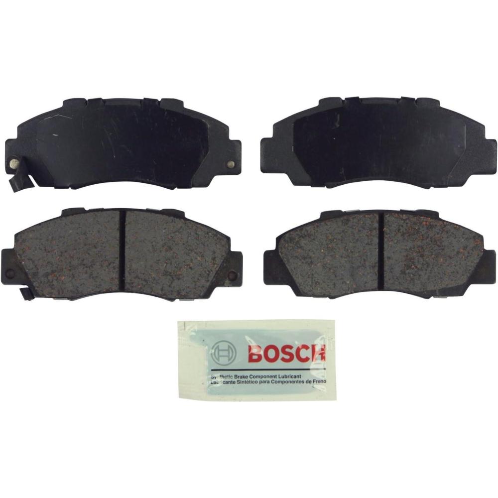 imageBOSCH BE503 Blue Ceramic Disc Brake Pad Set  Compatible With Select Acura CL Integra Legend NSX RL TL Vigor Honda Accord CRV Odyssey Prelude Isuzu Oasis FRONT