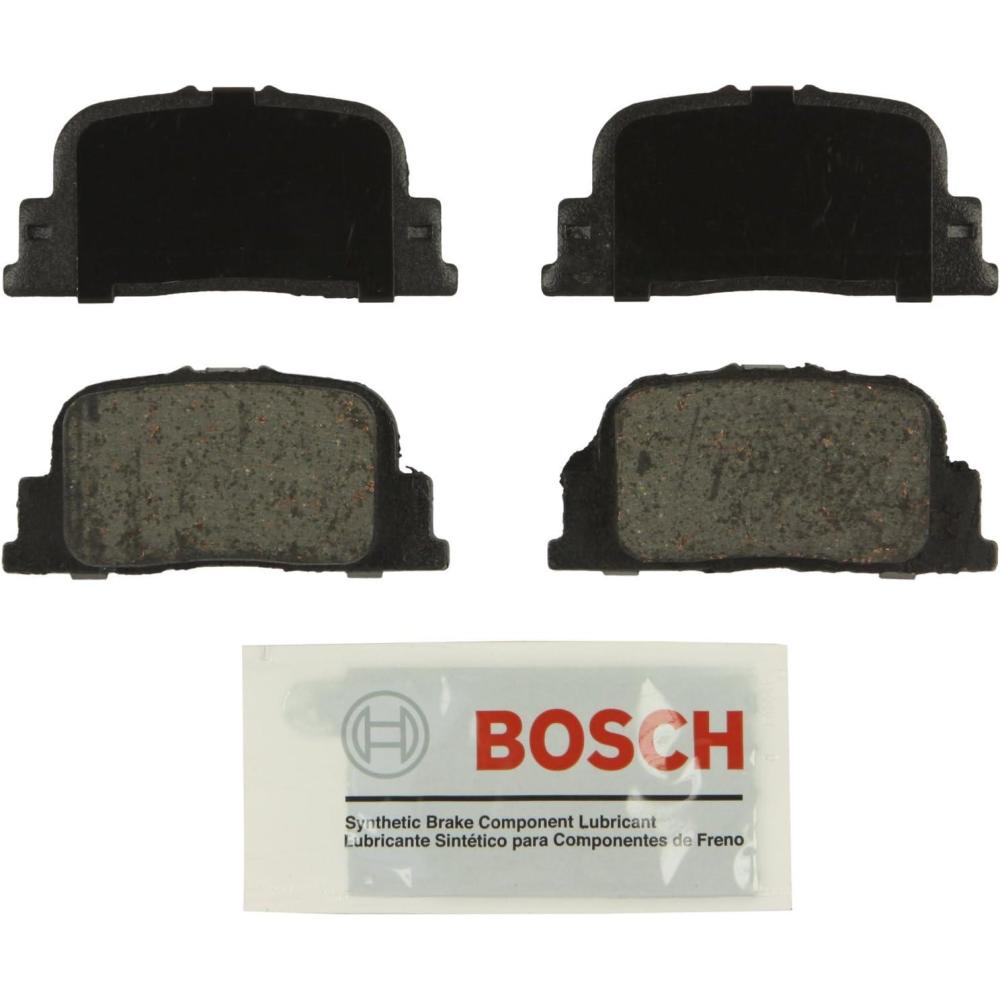 imageBOSCH BE835 Blue Ceramic Disc Brake Pad Set  Compatible With Select Lexus ES300 Scion tC Toyota Camry REAR
