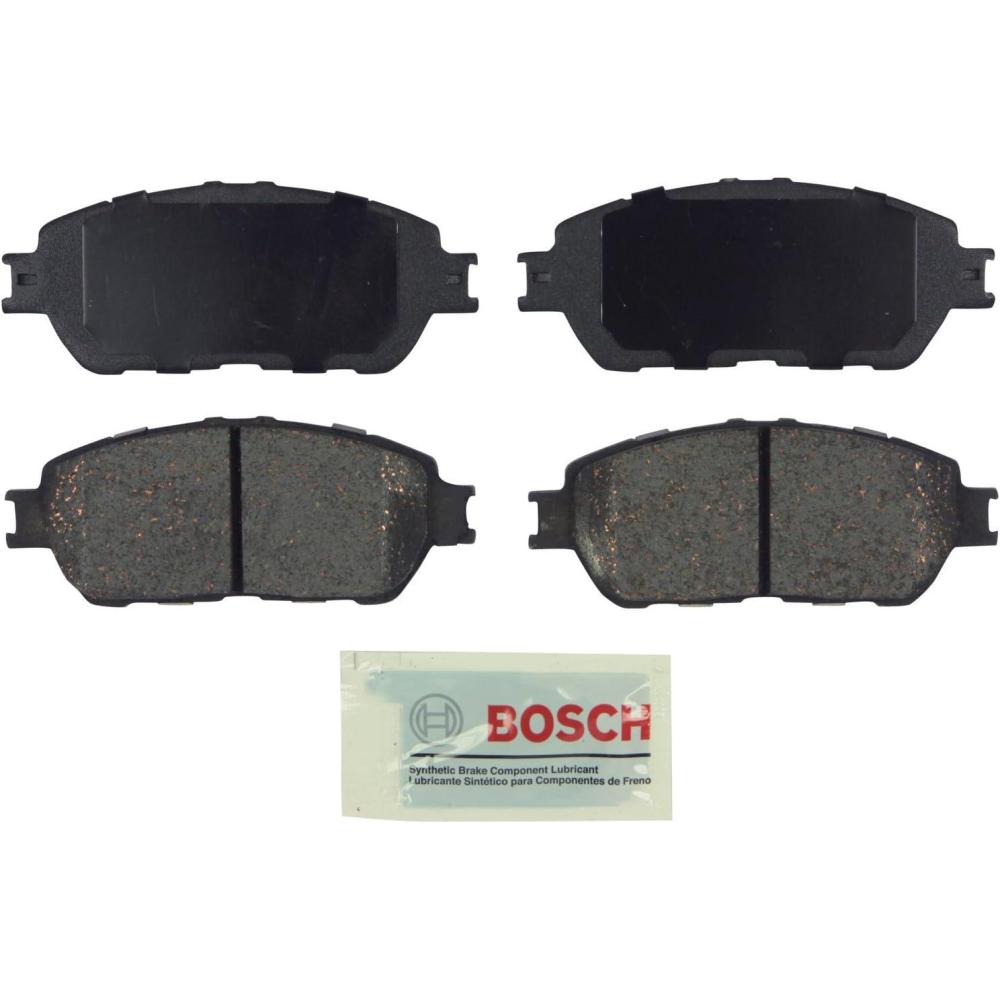 imageBOSCH BE906 Blue Ceramic Disc Brake Pad Set  Compatible With Select Lexus ES300 ES330 Toyota Avalon Camry Sienna Solara Tacoma FRONT