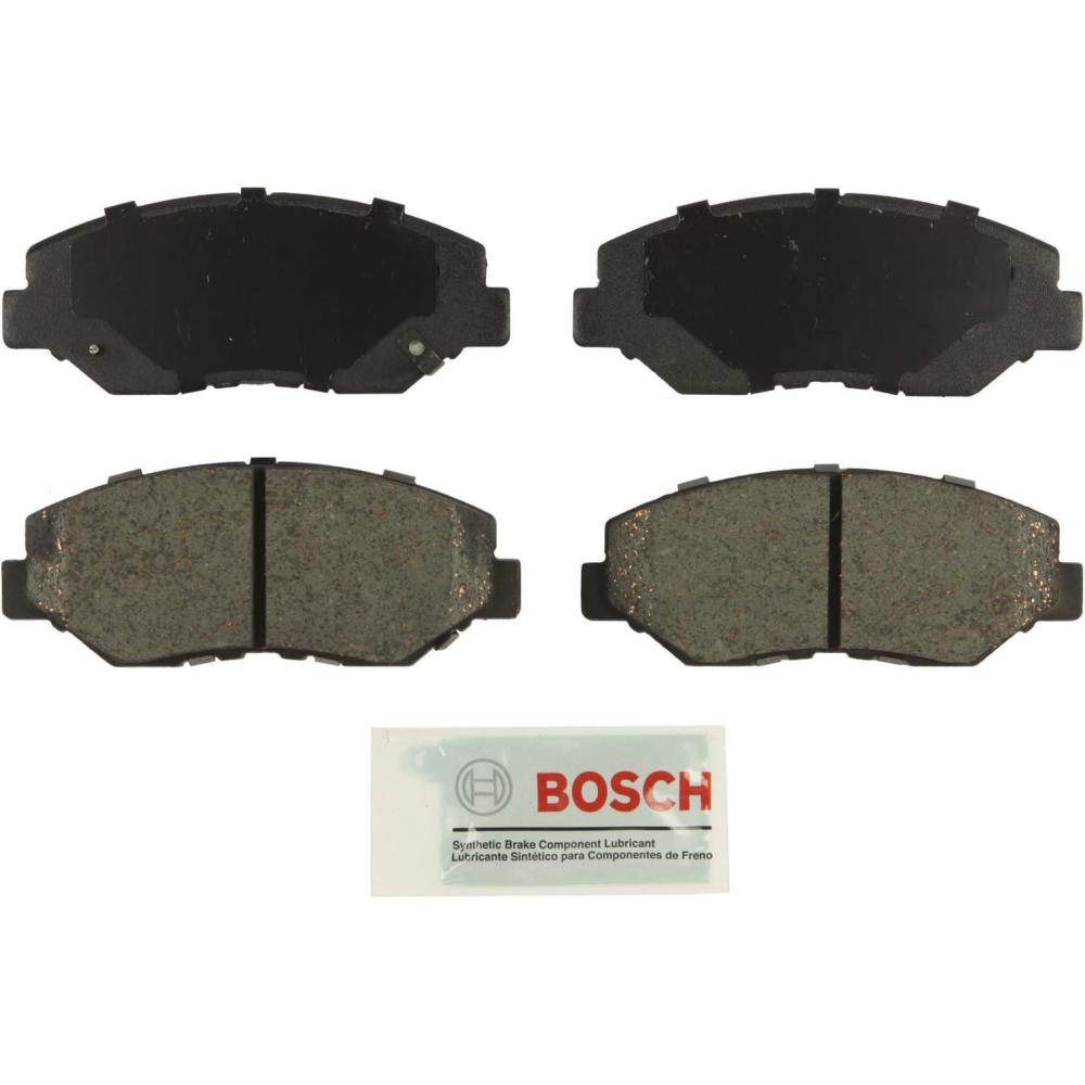 imageBOSCH BE914 Blue Ceramic Disc Brake Pad Set  Compatible With Select Acura ILX Honda Accord Civic CRV Element Fit FRONT