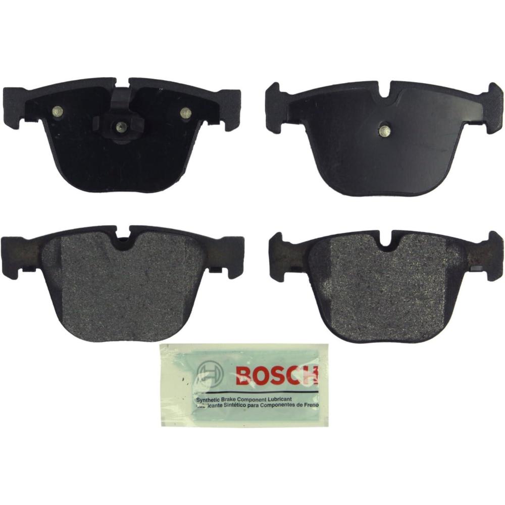 imageBOSCH BE919 Blue SemiMetallic Disc Brake Pad Set  Compatible With Select Bentley Continental BMW 535i 545i 550i 645Ci 650i 745i 745Li 750i 750Li 760i 760Li M3 M5 M6 X5 X6 REAR