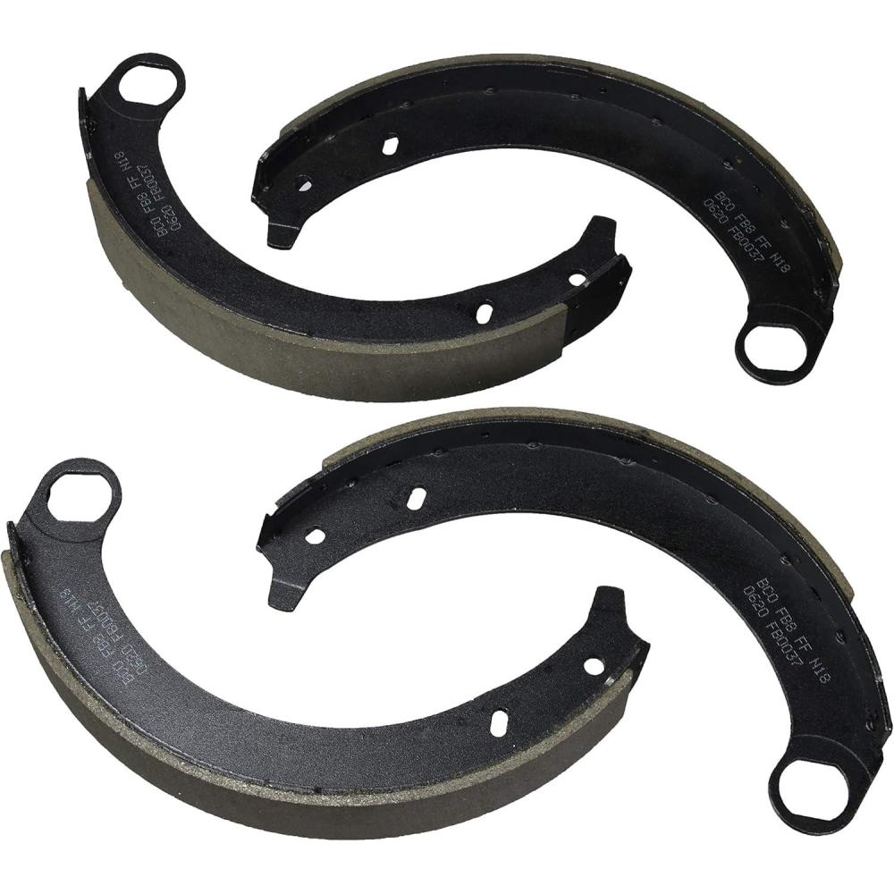 imageBOSCH BS37 Blue Drum Brake Shoe Set  Compatible With Select 194648 Ford Deluxe FRONTREAR