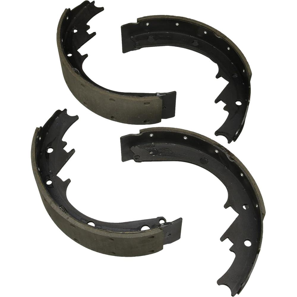 imageBOSCH BS473R Blue Drum Brake Shoe Set  Compatible With Select FullSize 197802 Cadillac Chevrolet and GMC Trucks and SUVs REAR Riveted