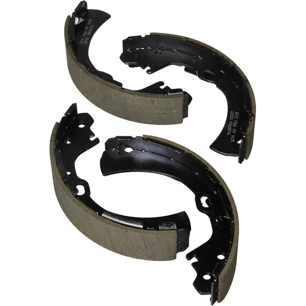 imageBOSCH BS574 Blue Drum Brake Shoe Set  Compatible With Select Nissan D21 Frontier Multi NP300 Pathfinder Pickup Stanza Van REAR