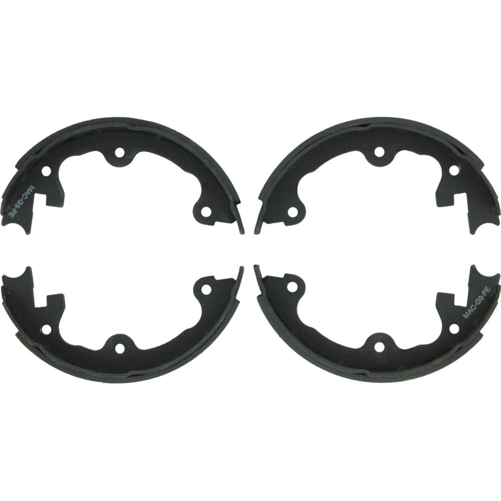 imageBOSCH BS741 Blue Parking Brake Shoe Set  Compatible With Select Chevrolet Corvette