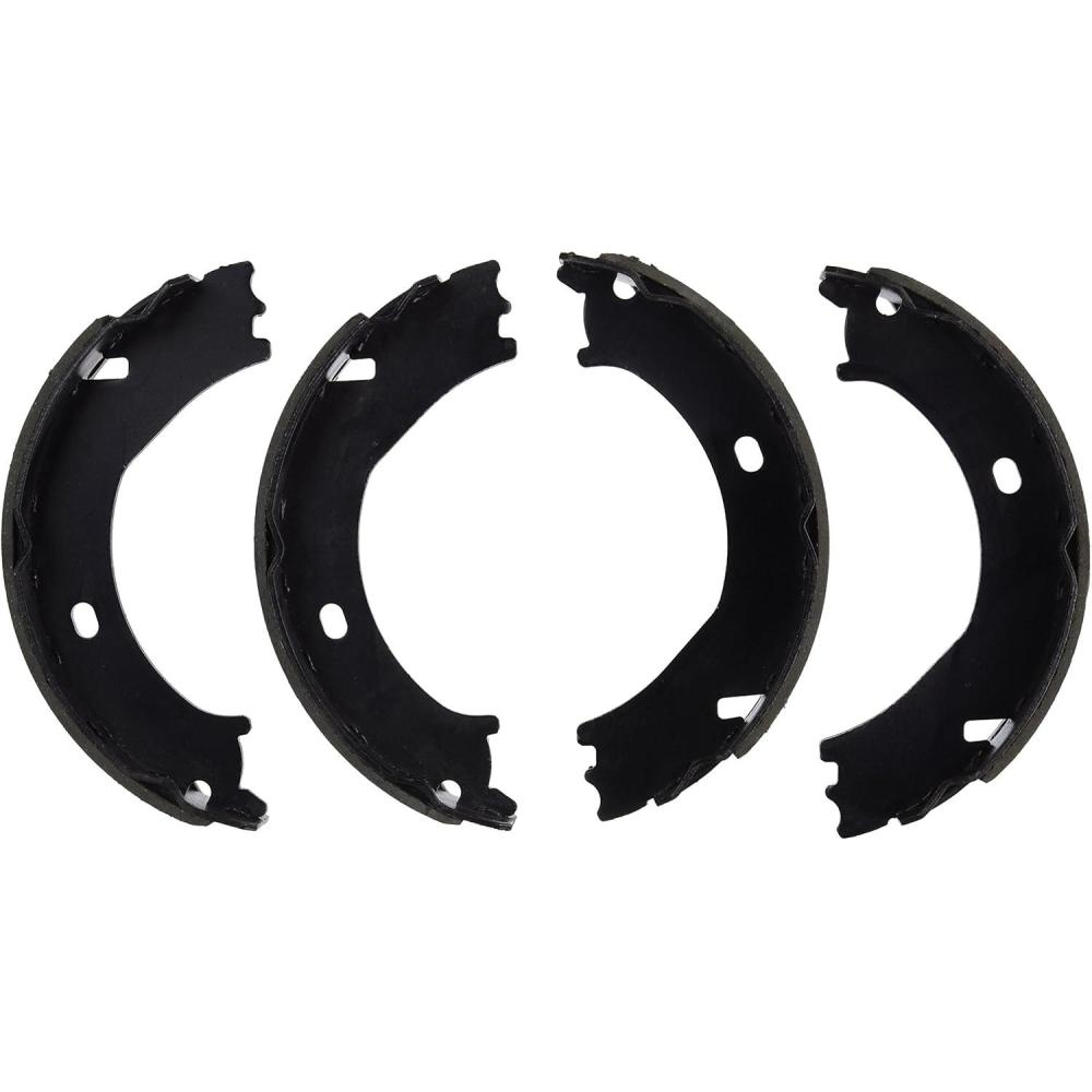 imageBOSCH BS771 Blue Parking Brake Shoe Set  Compatible With Select Chevrolet Express Suburban Avalanche Silverado Dodge Ram Ford E Series Vans F250350 GMC Savana Sierra Yukon XL