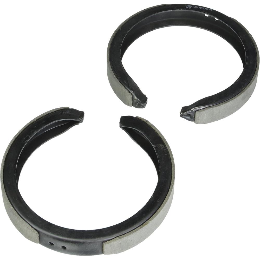 imageBOSCH BS781 Blue Parking Brake Shoe Set  Compatible With Select Buick Cadillac Chevrolet GMC Isuzu Oldsmobile Saab
