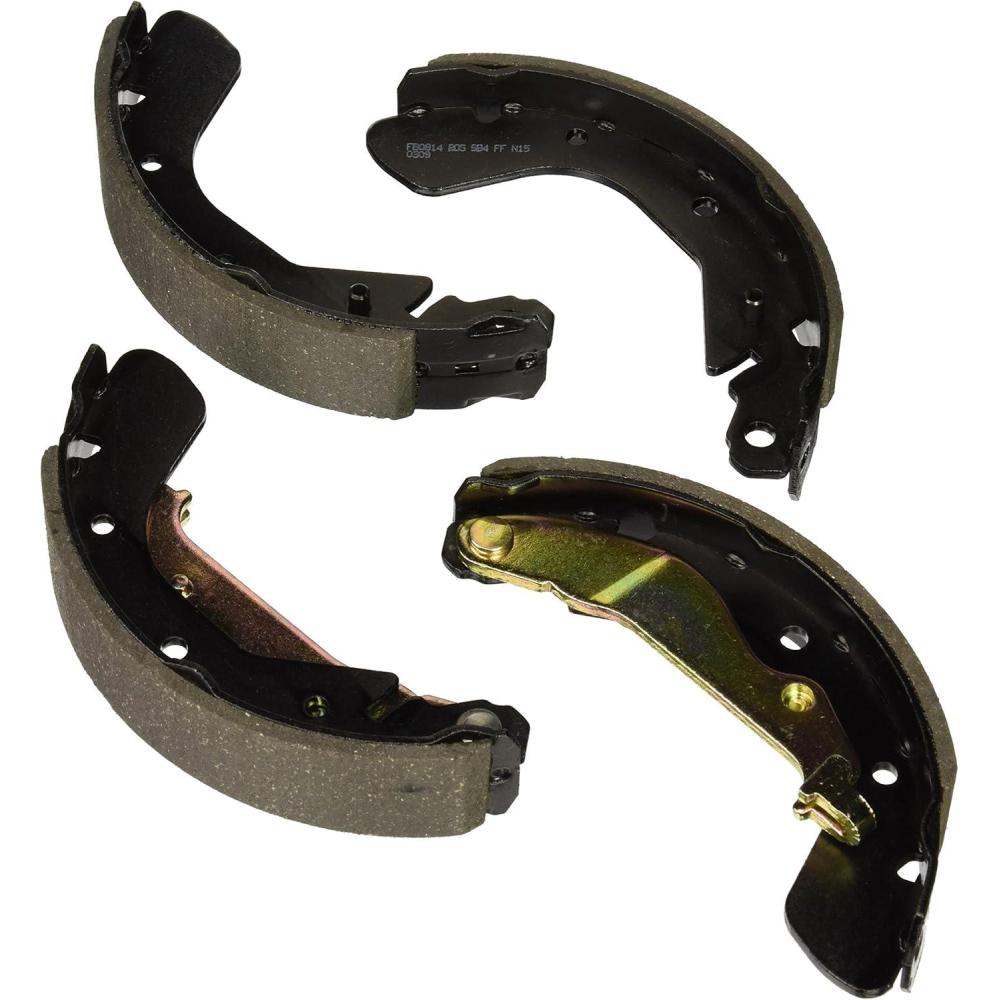 imageBOSCH BS814 Blue Drum Brake Shoe Set  Compatible With Select Chevrolet Aveo Aveo5 Spark Pontiac G3 G3 Wave Wave Wave5 Suzuki Swift REAR