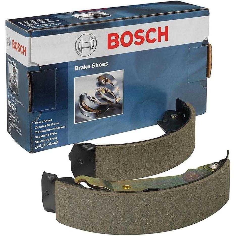 imageBOSCH BS906 Blue Parking Brake Shoe Set  Compatible With Select Lexus RX350 RX450h Subaru B9 Tribeca Tribeca Toyota Highlander Sienna