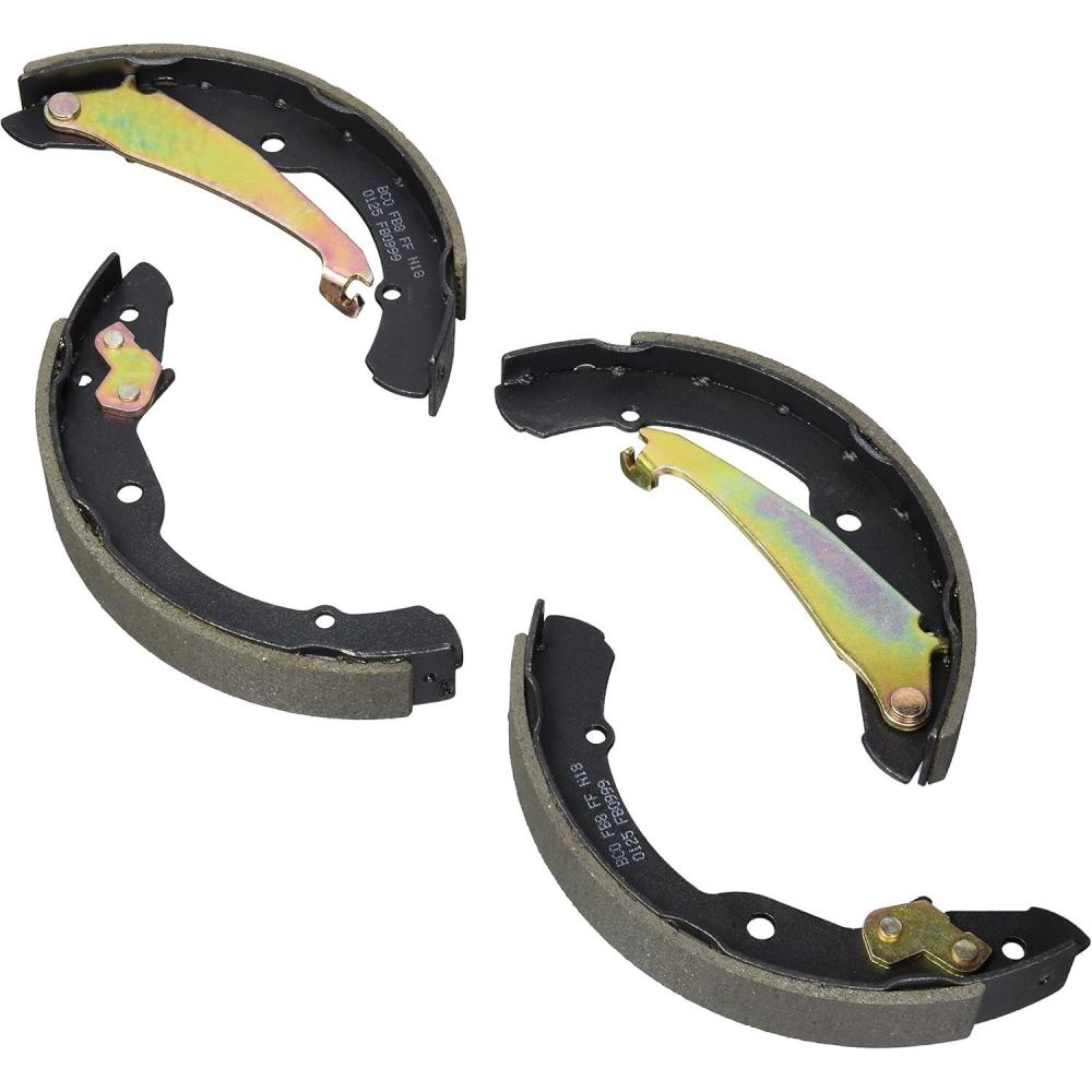 imageBOSCH BS999 Blue Drum Brake Shoe Set  Compatible With Select Volkswagen Jetta REAR