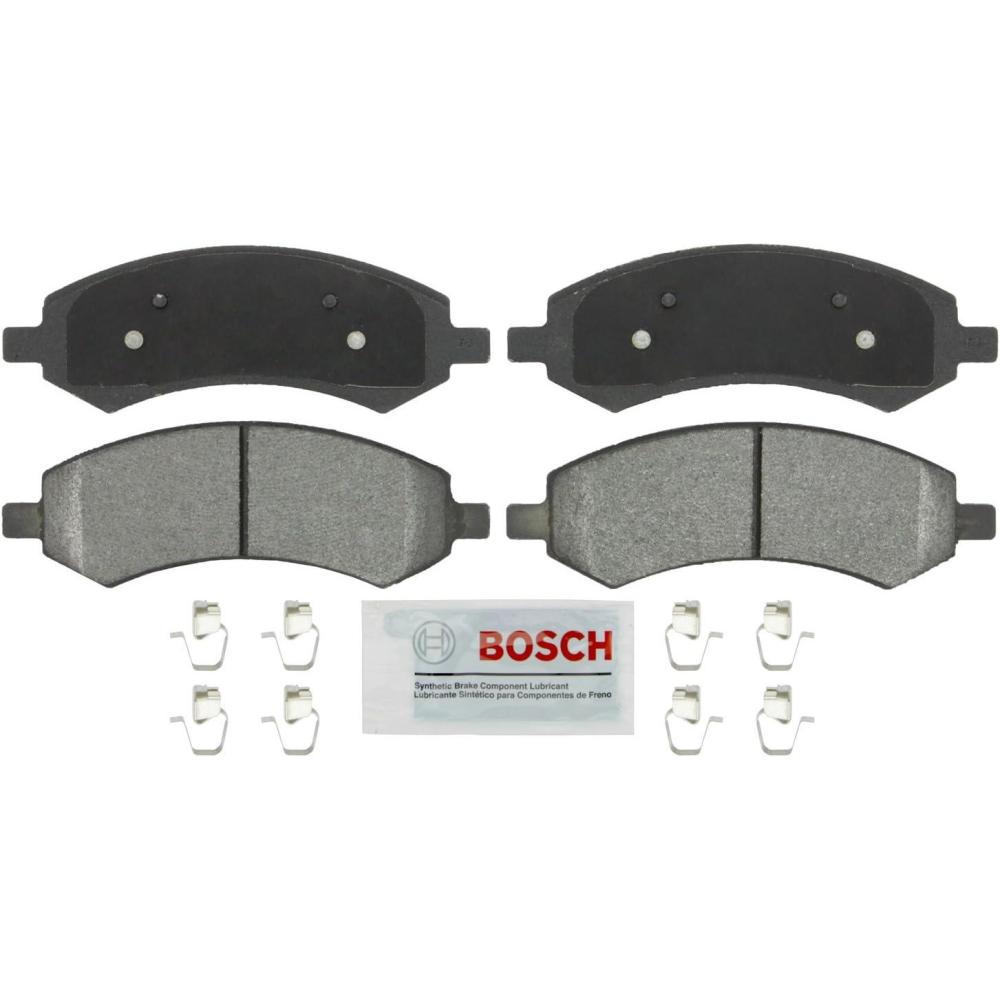 imageBOSCH BSD1084 Severe Duty Disc Brake Pad Set  Compatible With Select Chrysler Aspen Dodge Dakota Durango Ram 1500 Mitsubishi Raider Ram 1500 Dakota FRONT