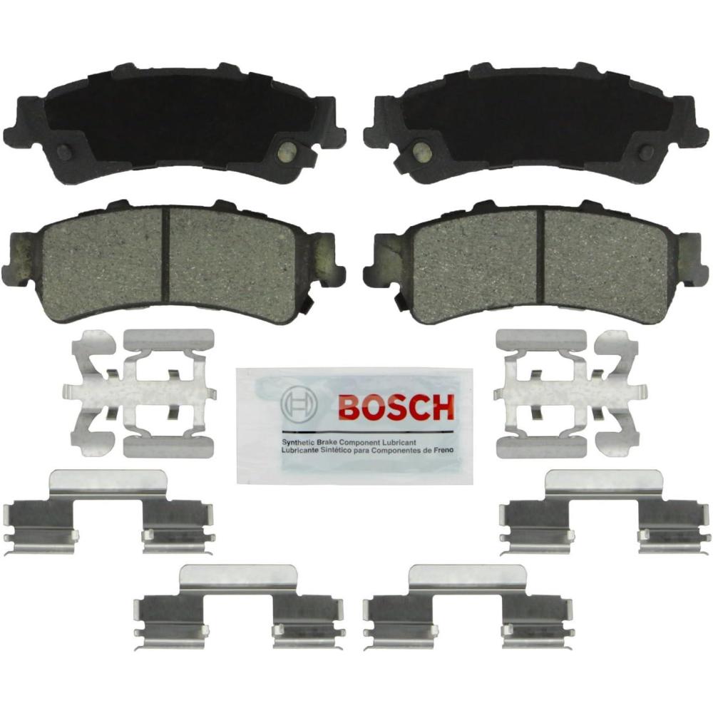 imageBOSCH BSD792 Severe Duty Disc Brake Pad Set  Compatible With Select Cadillac DeVille DTS Escalade Chevrolet Astro Silverado 1500 Suburban Tahoe GMC Safari Sierra 1500 Yukon XL  More REAR
