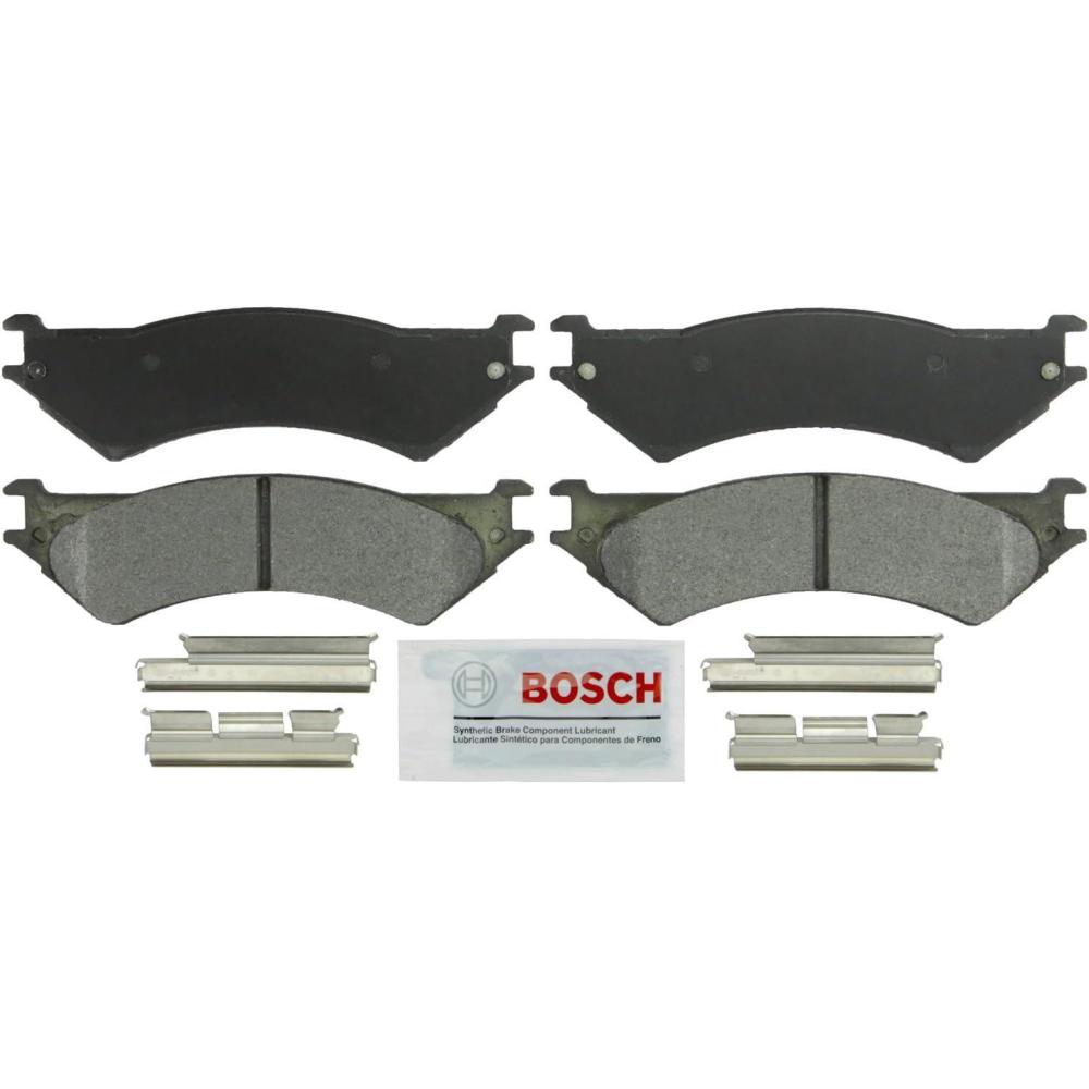 imageBOSCH BSD802 Severe Duty Disc Brake Pad Set  Compatible With Select Ford E250 E250 Econoline E350 Club Wagon E350 Econoline E350 Econoline Club Wagon E350 Super Duty REAR