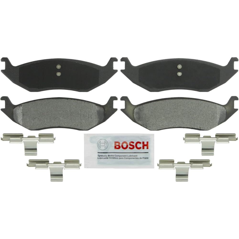 imageBOSCH BSD967 Severe Duty Disc Brake Pad Set  Compatible With Select Chrysler Aspen Dodge Durango Ram 1500 Ram 1500 Van Ram 1500 REAR