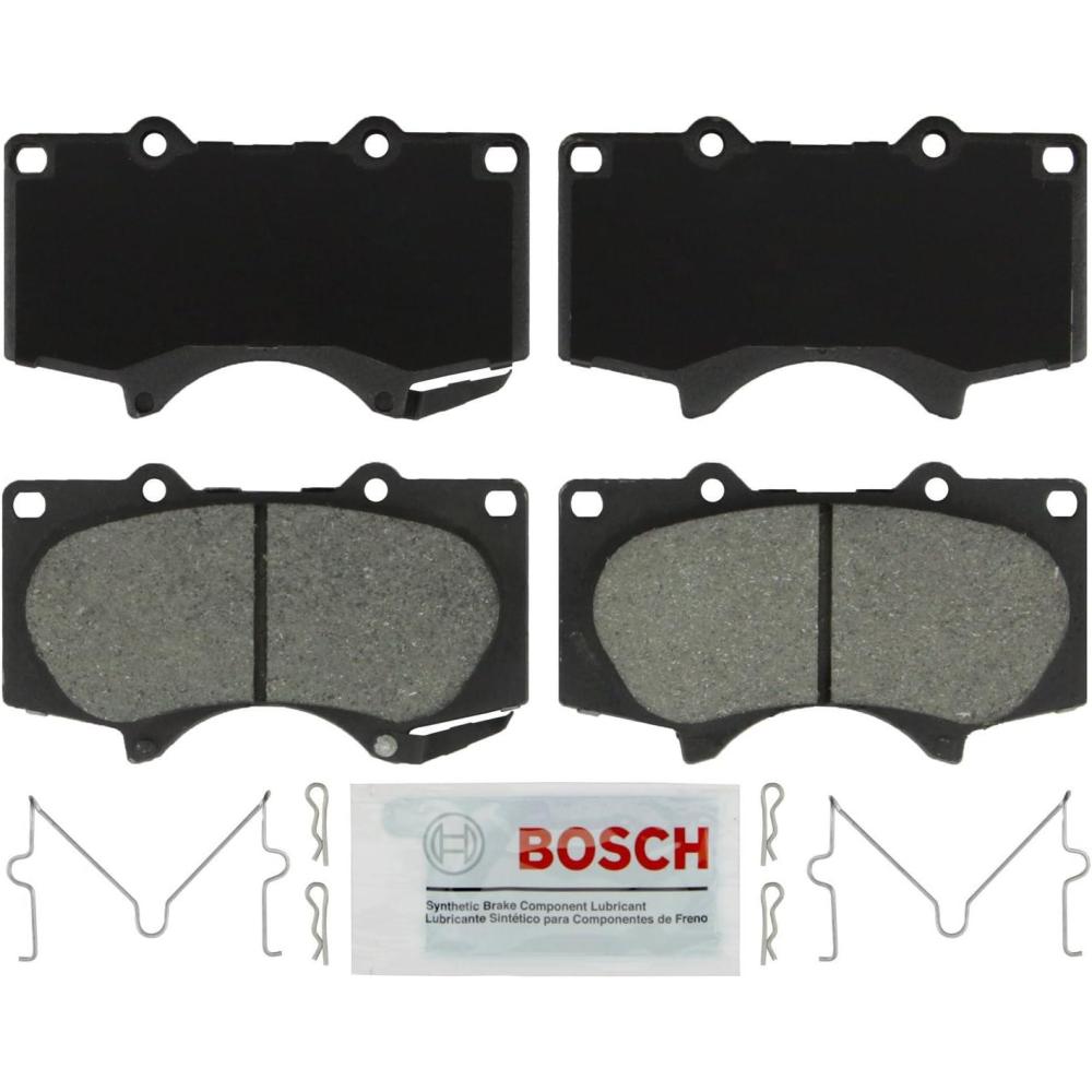 imageBOSCH BSD976 Severe Duty Disc Brake Pad Set  Compatible With Select Lexus GX460 GX470 Toyota 4Runner FJ Cruiser Sequoia Tacoma Tundra FRONT