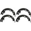 imageBOSCH BS916 Blue Parking Brake Shoe Set  Compatible With Select Lexus HS250h Nissan Juke Leaf Rogue Rogue Select Sentra Pontiac Vibe Toyota Matrix RAV4