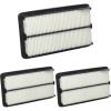 imageBOSCH 5221WS Workshop Engine Air Filter  Compatible with Select Acura CSX Honda Civic Element5221WS Pack of 3