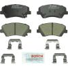 imageBOSCH BC1543 QuietCast Premium Ceramic Disc Brake Pad Set  Compatible with Select Hyundai Elantra Elantra Coupe Elantra GT Kia Forte Forte Koup Forte5 FRONT