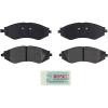 imageBOSCH BE1035 Blue Ceramic Disc Brake Pad Set  Compatible With Select Chevrolet Aveo Aveo5 Optra Spark Spark EV Pontiac G3 Wave Wave5 Suzuki Forenza Reno FRONT