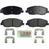 imageBOSCH BE1202H Blue Ceramic Disc Brake Pad Set With Hardware  Compatible With Select Hyundai Entourage Santa Fe Santa Fe XL Kia Sedona FRONT