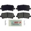 imageBOSCH BE1281 Blue Ceramic Disc Brake Pad Set  Compatible With Select Acura MDX ZDX Honda Odyssey Pilot REAR