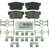 imageBOSCH BE537H Blue Ceramic Disc Brake Pad Set With Hardware  Compatible With Select Acura CL CSX ILX RSX TL TSX Vigor Honda Accord Civic CRZ Prelude S2000 Suzuki Kizashi SX4 REAR