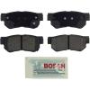 imageBOSCH BE813 Blue Ceramic Disc Brake Pad Set  Compatible With Select Hyundai Azera Elantra Santa Fe Sonata Tucson XG300 XG350 Kia Amanti Magentis Optima Sportage REAR