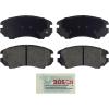 imageBOSCH BE924 Blue Ceramic Disc Brake Pad Set  Compatible With Select Hyundai Azera Elantra Sonata Tiburon Tucson Kia Amanti Magentis Optima Soul Sportage Saab 95 FRONT