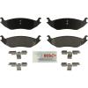 imageBOSCH BE967H Blue Ceramic Disc Brake Pad Set with Hardware  Compatible with Select Chrysler Aspen Dodge Durango Ram 1500 Ram 1500 Van Ram 1500 Ram 1500 Classic REAR