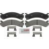 imageBOSCH BSD784 Severe Duty Disc Brake Pad Set  Compatible With Select Cadillac DeVille DTS Chevrolet Avalanche Express Silverado Suburban GMC Savana Sierra Yukon XL Hummer H2 More FRONT