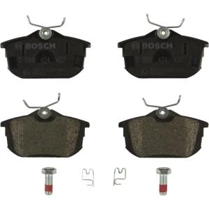 imageBOSCH 0986424427 EuroLine SemiMetallic Disc Brake Pad Set  Compatible with Select Volvo S40 V40 REAR