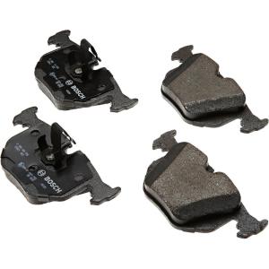 imageBOSCH 0986494006 EuroLine Disc Brake Pad Set  Compatible With Select BMW 330Ci 330i 330xi 525i 525xi 740i 740iL 750iL M3 M5 X3 X5 Z4 Z8 Land Rover Range Rover REAR