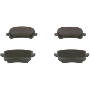 imageBOSCH 0986494344 EuroLine Disc Brake Pad Set  Compatible With Select Audi A6 Quattro Q3 Q3 Quattro Volkswagen CC Passat Passat CC Tiguan REAR