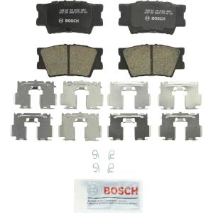 imageBOSCH BC1212 QuietCast Premium Ceramic Disc Brake Pad Set  Compatible with Select Lexus ES300h ES350 HS250h Pontiac Vibe Toyota Avalon Camry Matrix RAV4 REAR
