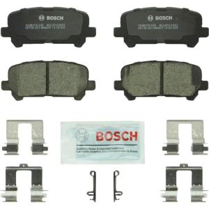 imageBOSCH BC1281 QuietCast Premium Ceramic Disc Brake Pad Set  Compatible with Select Acura MDX ZDX Honda Odyssey Pilot REAR